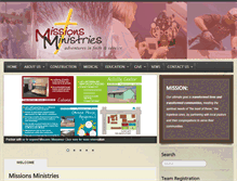 Tablet Screenshot of missionsministries.org